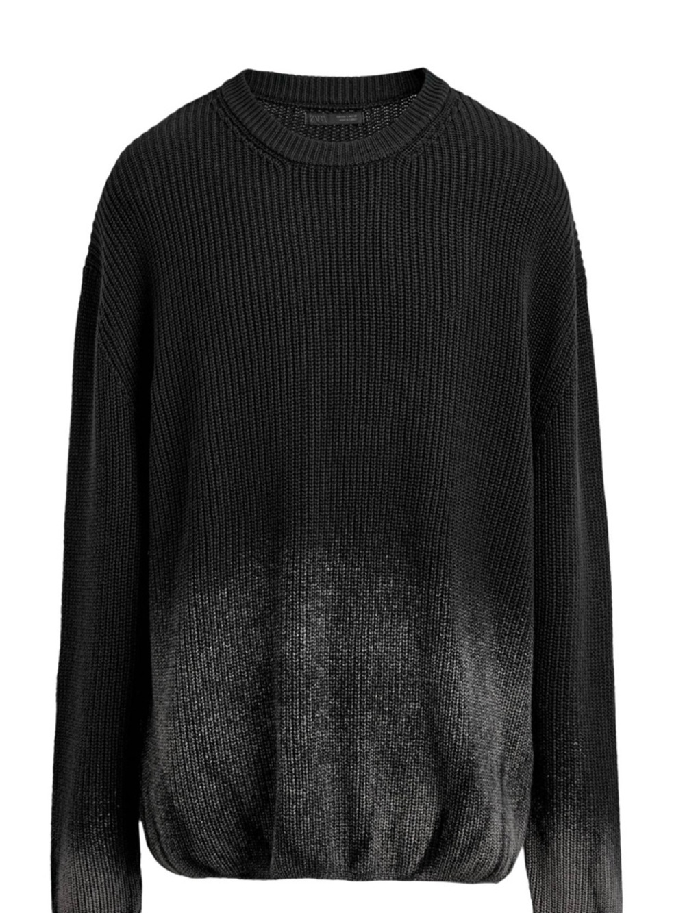Zara man spray effect ombré sweater sz XL NWOT